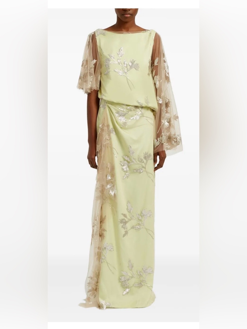 ERDEM
short-sleeved draped dress